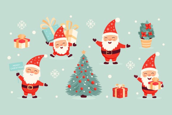 Christmas Vector Illustrations Set: Your Festive Design Toolkit