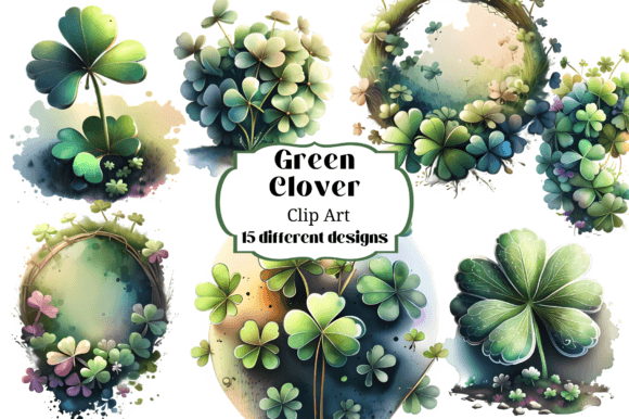 Clover Clipart Illustrations: A Versatile Design Asset