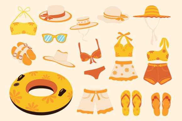 Collection of Summer Illustrations: Your Vector Toolkit for Vibrant Design