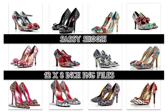 Sassy Shooz: Fashion Illustrations for Creative Projects